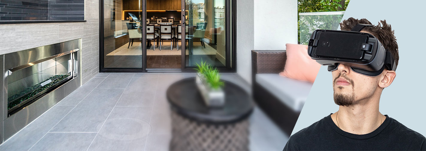 Tour house with VR